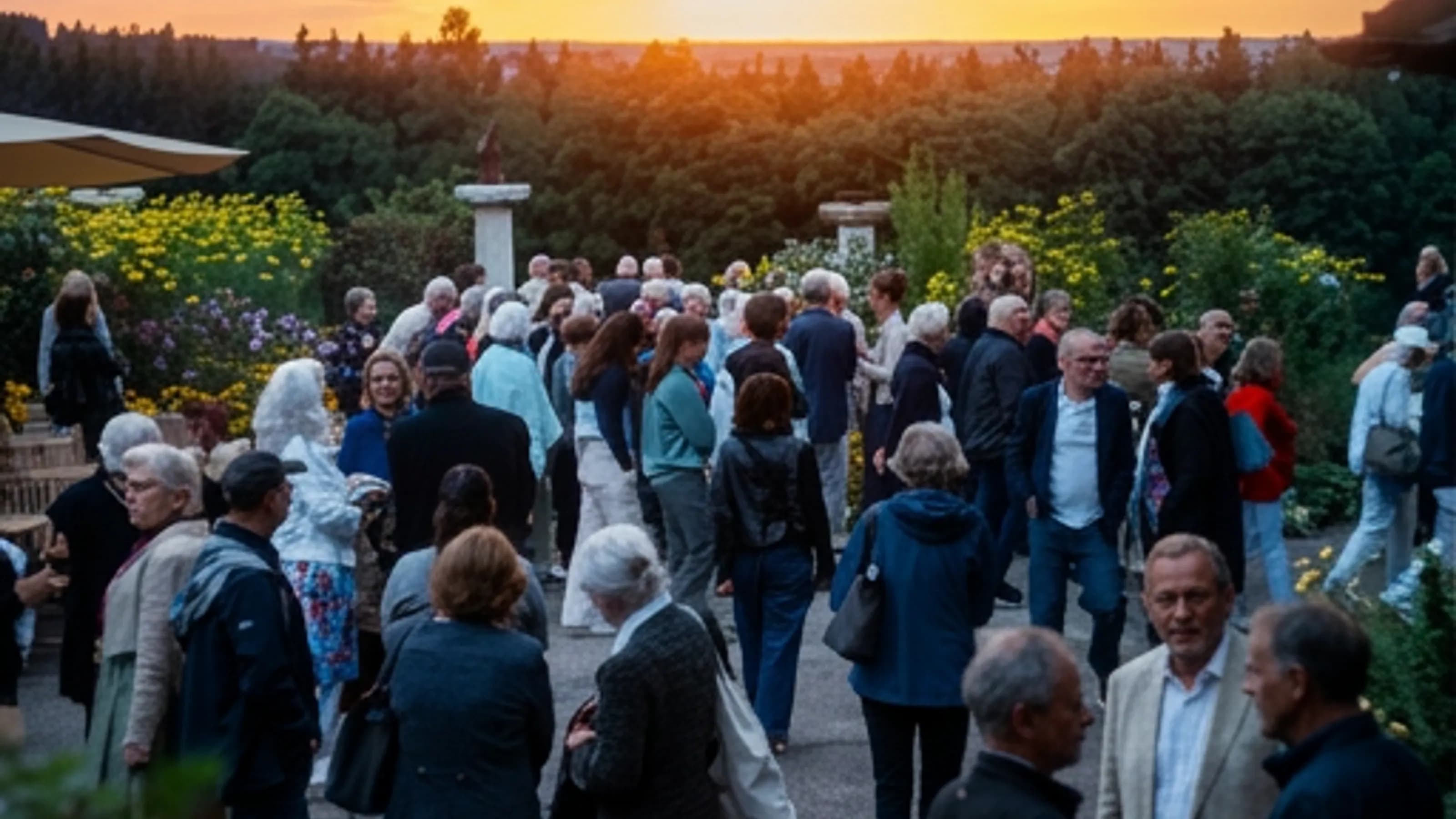 Sonnenuntergang in Immling